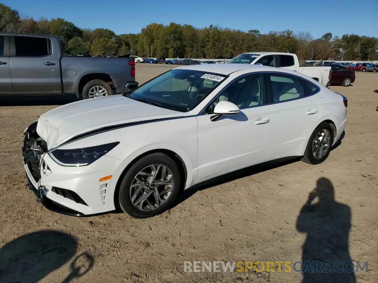 1 Photograph of a damaged car KMHL64JAXPA340752 HYUNDAI SONATA 2023