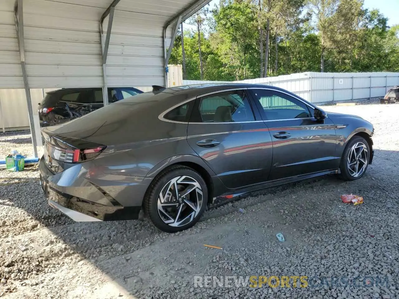 3 Photograph of a damaged car KMHL14JA0RA404122 HYUNDAI SONATA 2024