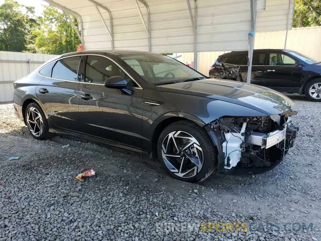 4 Photograph of a damaged car KMHL14JA0RA404122 HYUNDAI SONATA 2024