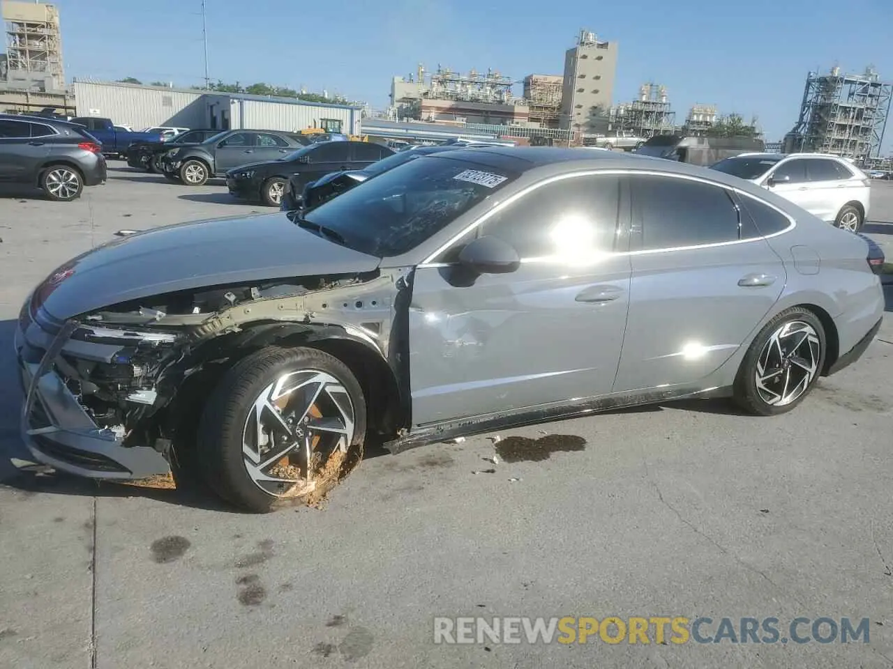 1 Photograph of a damaged car KMHL14JA1RA383443 HYUNDAI SONATA 2024