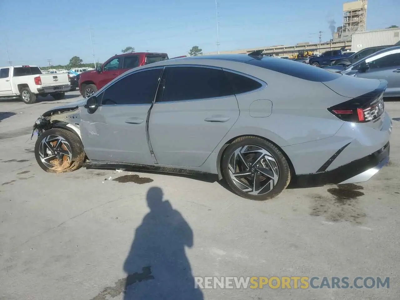 2 Photograph of a damaged car KMHL14JA1RA383443 HYUNDAI SONATA 2024