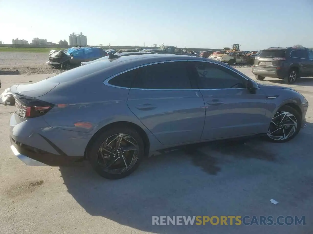 3 Photograph of a damaged car KMHL14JA1RA383443 HYUNDAI SONATA 2024