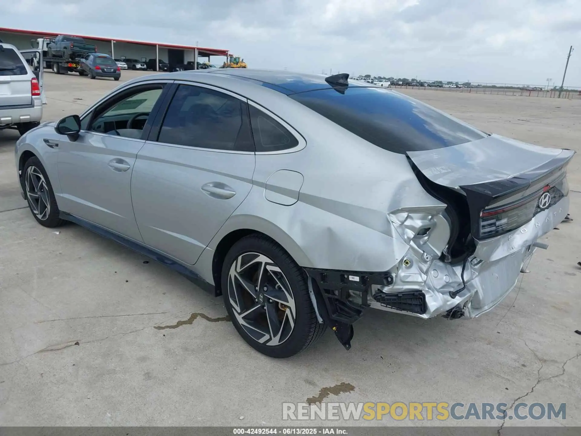 3 Photograph of a damaged car KMHL14JA2RA393396 HYUNDAI SONATA 2024