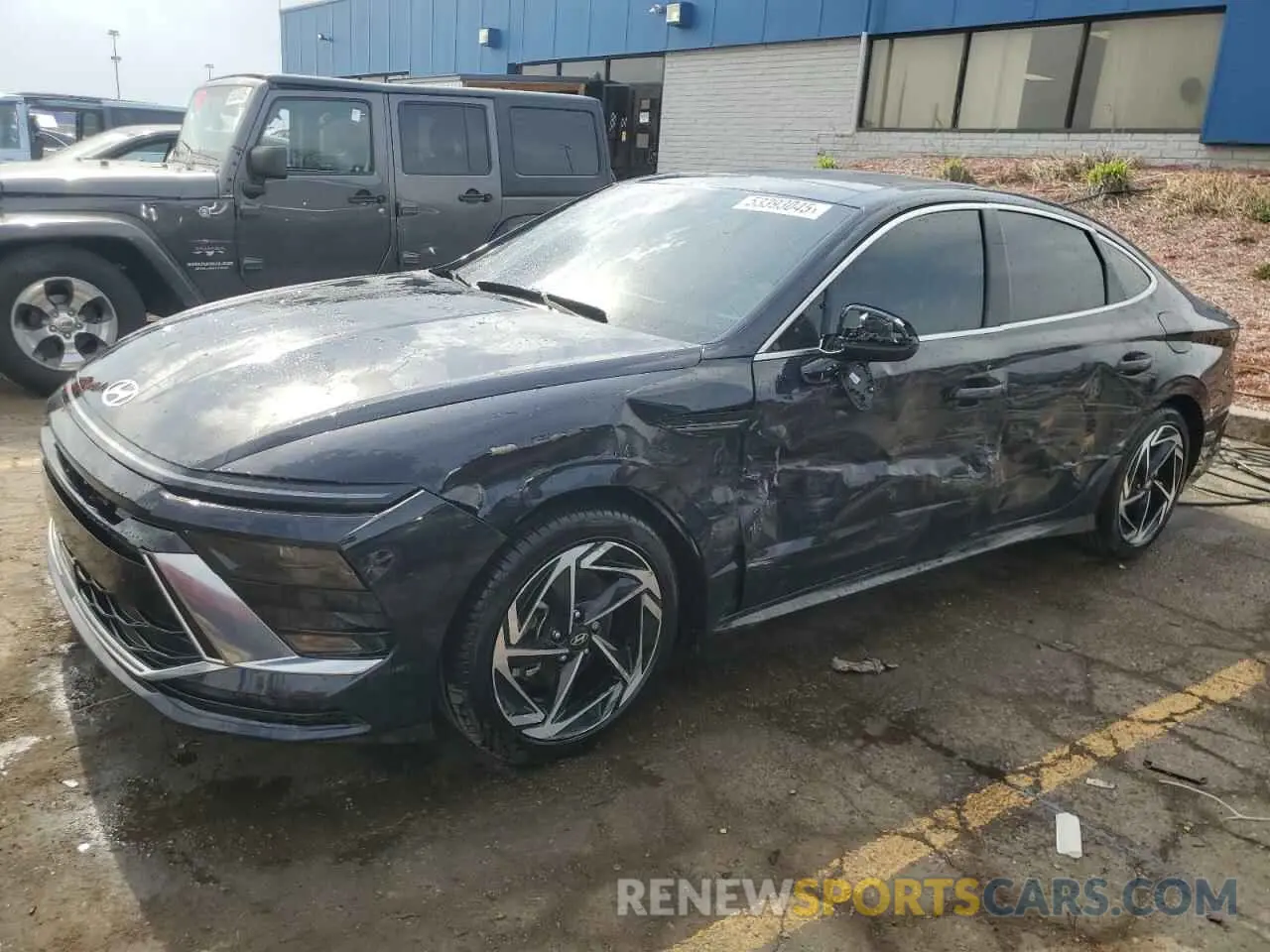 1 Photograph of a damaged car KMHL14JA2RA409807 HYUNDAI SONATA 2024