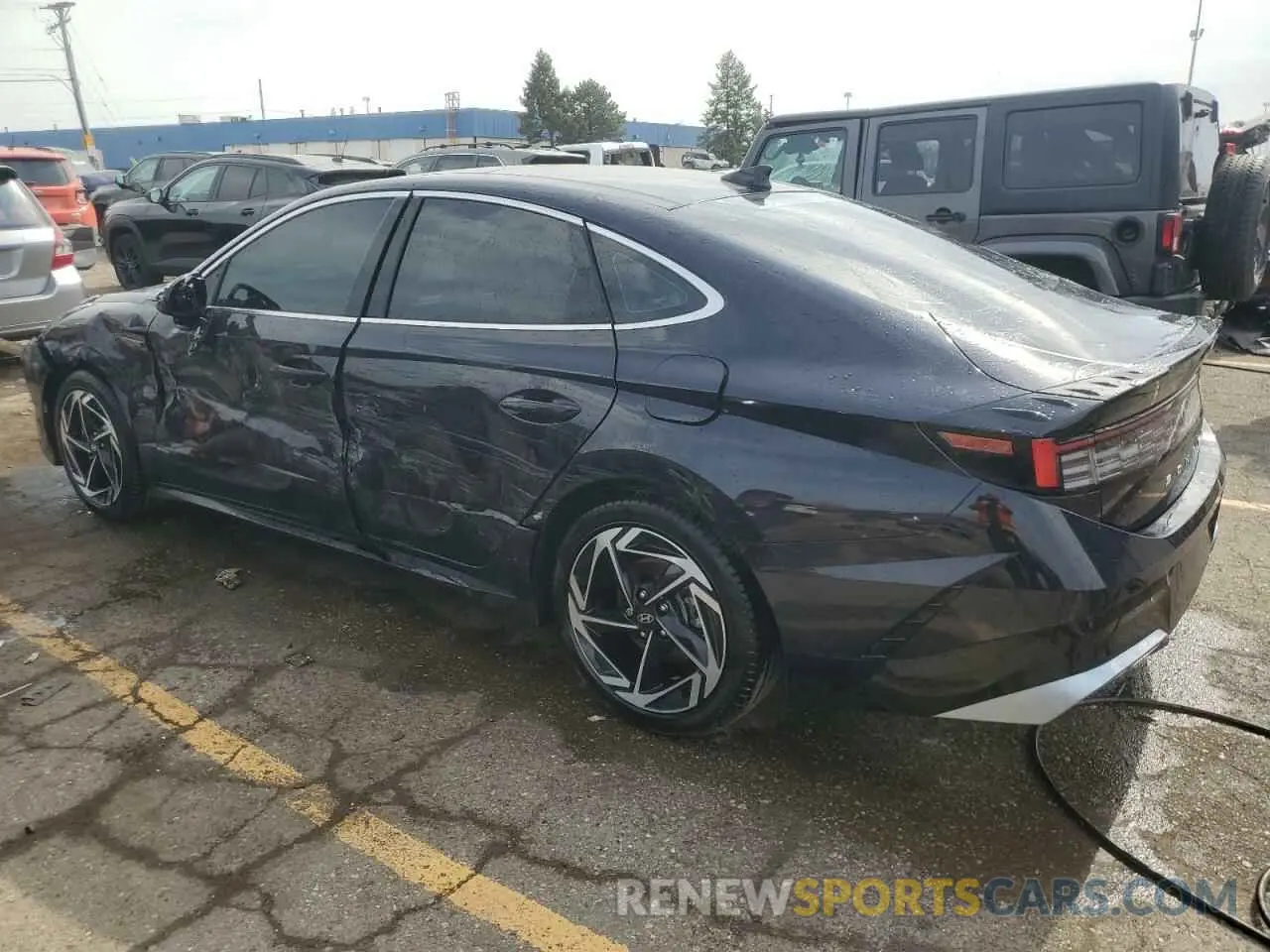 2 Photograph of a damaged car KMHL14JA2RA409807 HYUNDAI SONATA 2024
