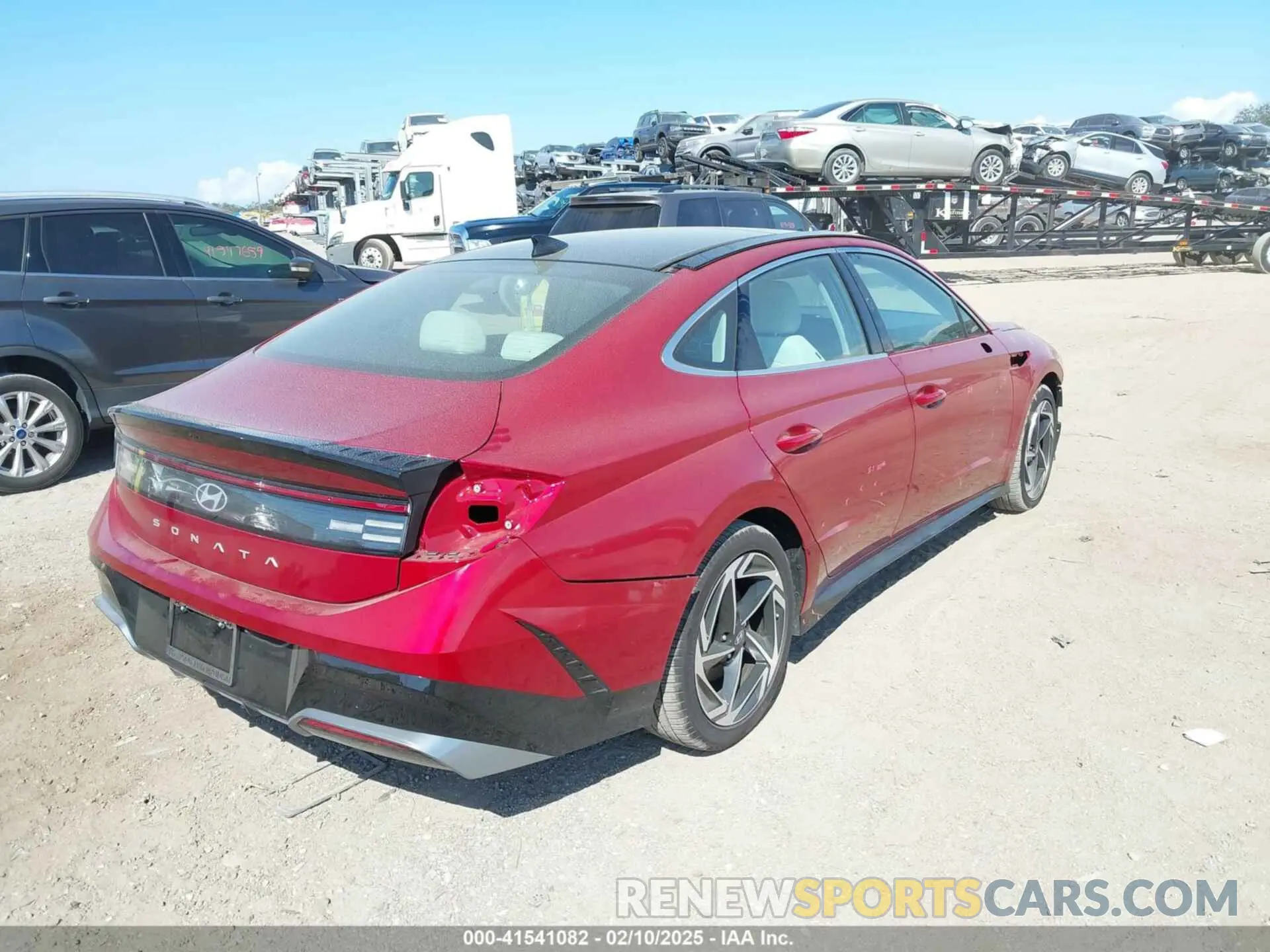 4 Photograph of a damaged car KMHL14JA3RA360567 HYUNDAI SONATA 2024