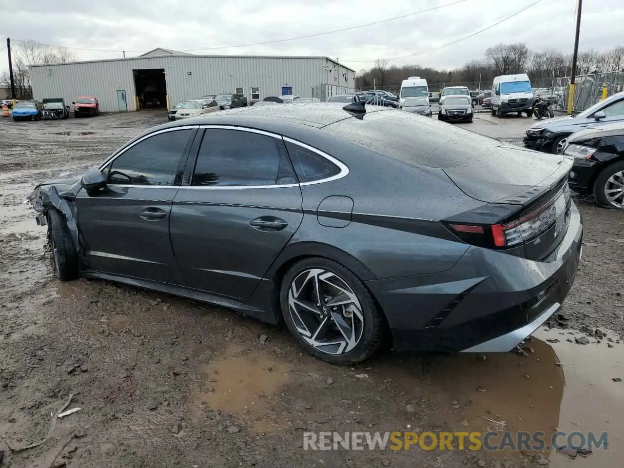 2 Photograph of a damaged car KMHL14JA3RA384206 HYUNDAI SONATA 2024