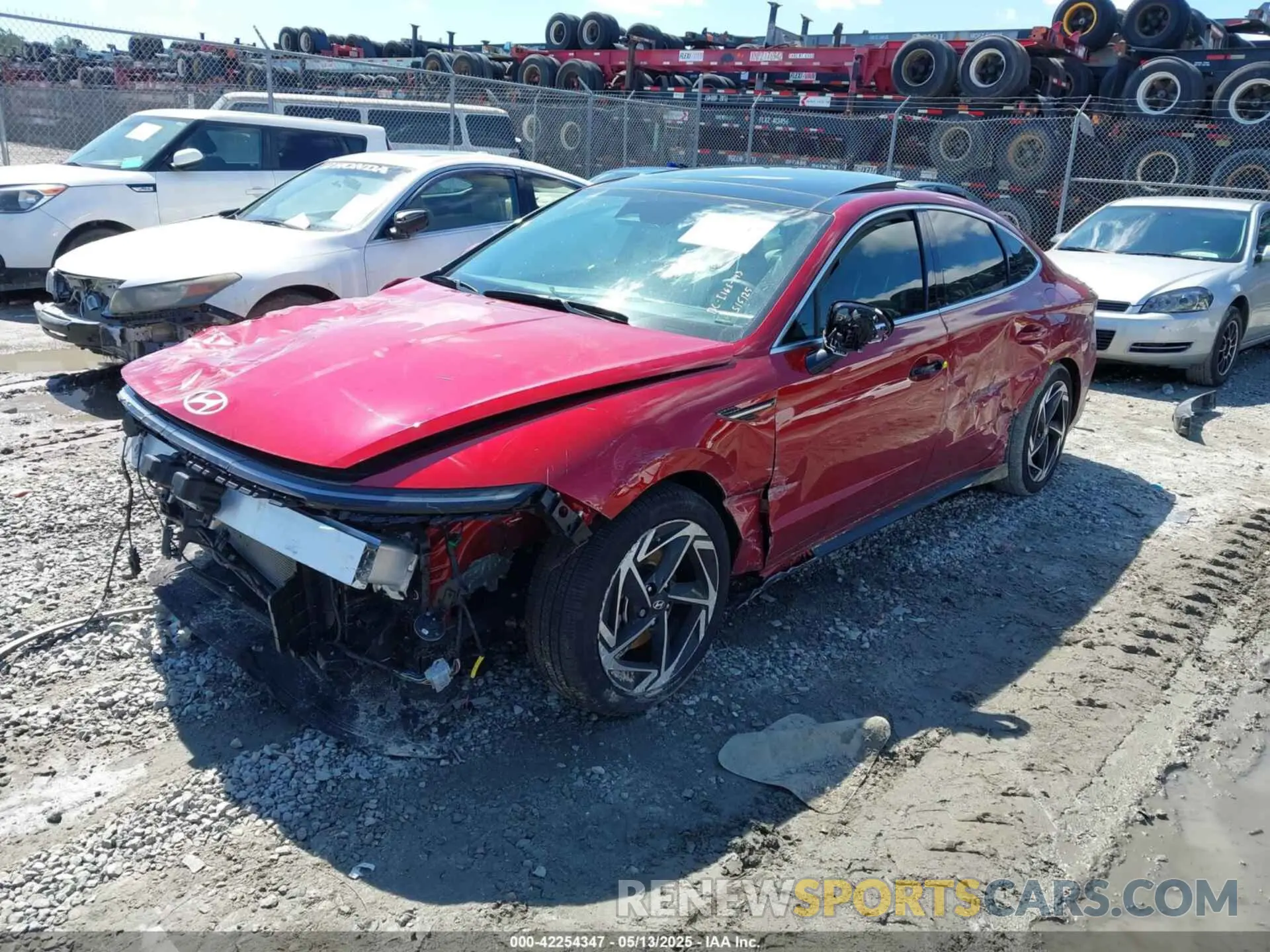 2 Photograph of a damaged car KMHL14JA3RA414871 HYUNDAI SONATA 2024