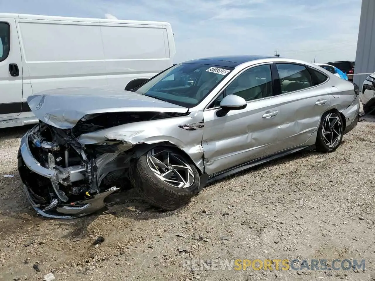 1 Photograph of a damaged car KMHL14JA4RA351330 HYUNDAI SONATA 2024