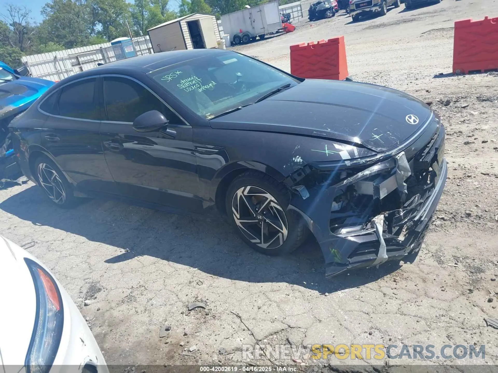 1 Photograph of a damaged car KMHL14JA4RA361551 HYUNDAI SONATA 2024