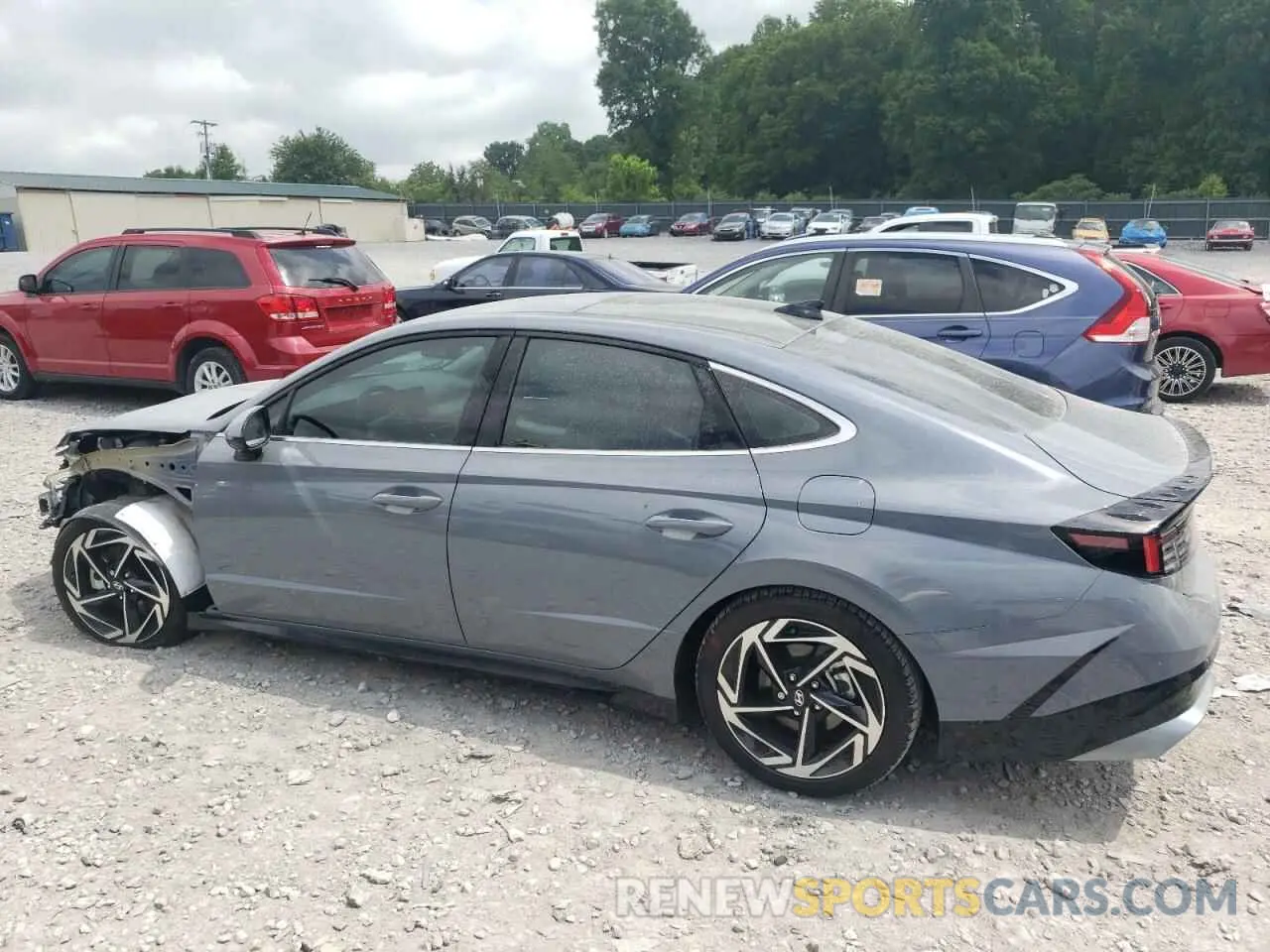 2 Photograph of a damaged car KMHL14JA4RA415186 HYUNDAI SONATA 2024