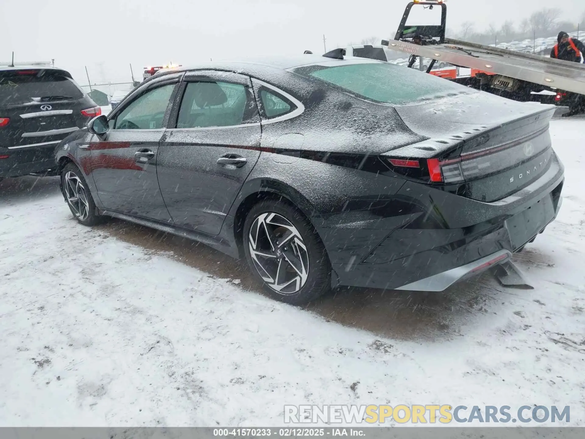 3 Photograph of a damaged car KMHL14JA4RA421599 HYUNDAI SONATA 2024