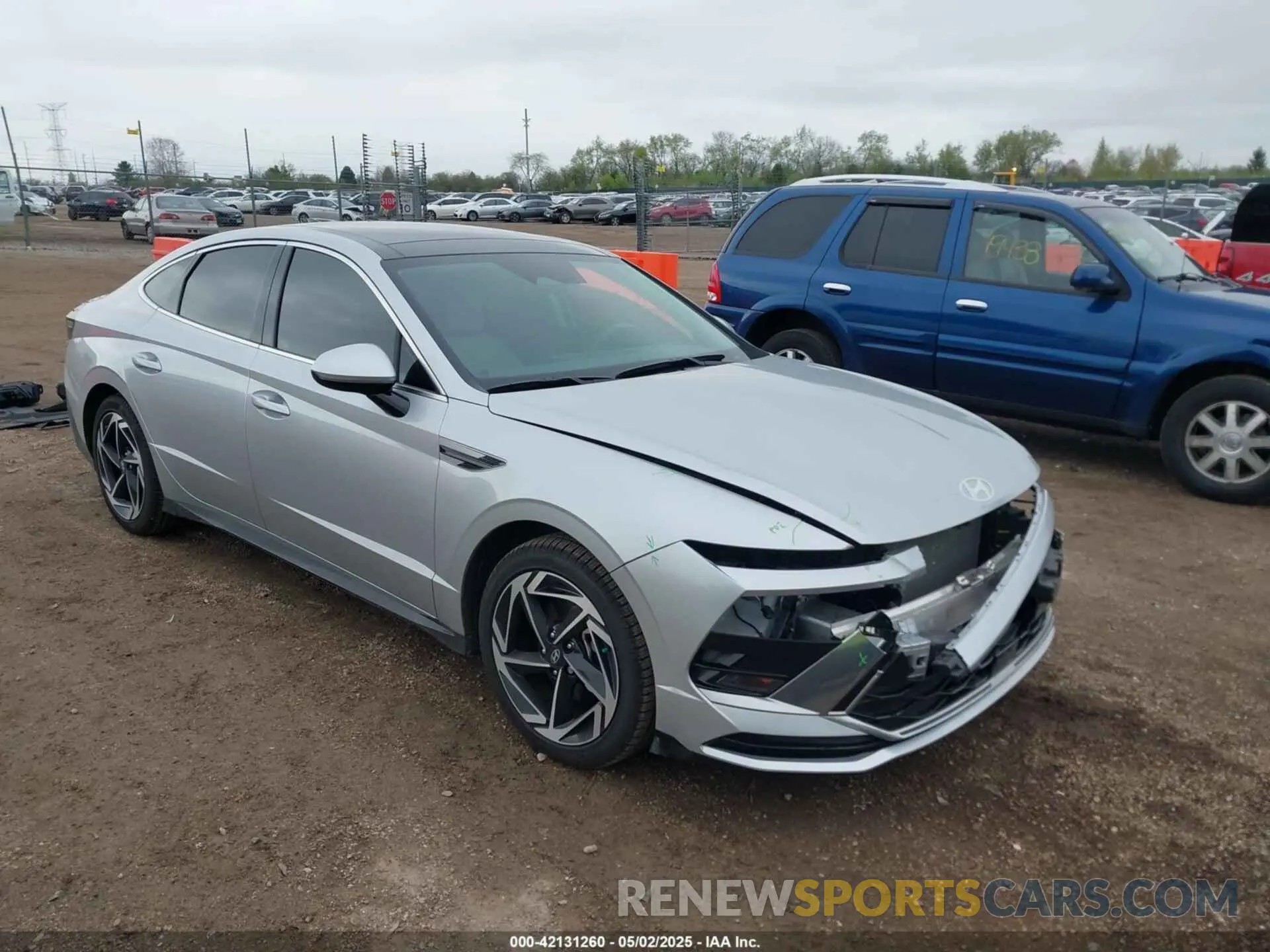 1 Photograph of a damaged car KMHL14JA5RA385826 HYUNDAI SONATA 2024