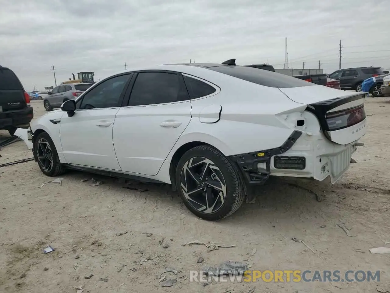 2 Photograph of a damaged car KMHL14JA5RA387902 HYUNDAI SONATA 2024