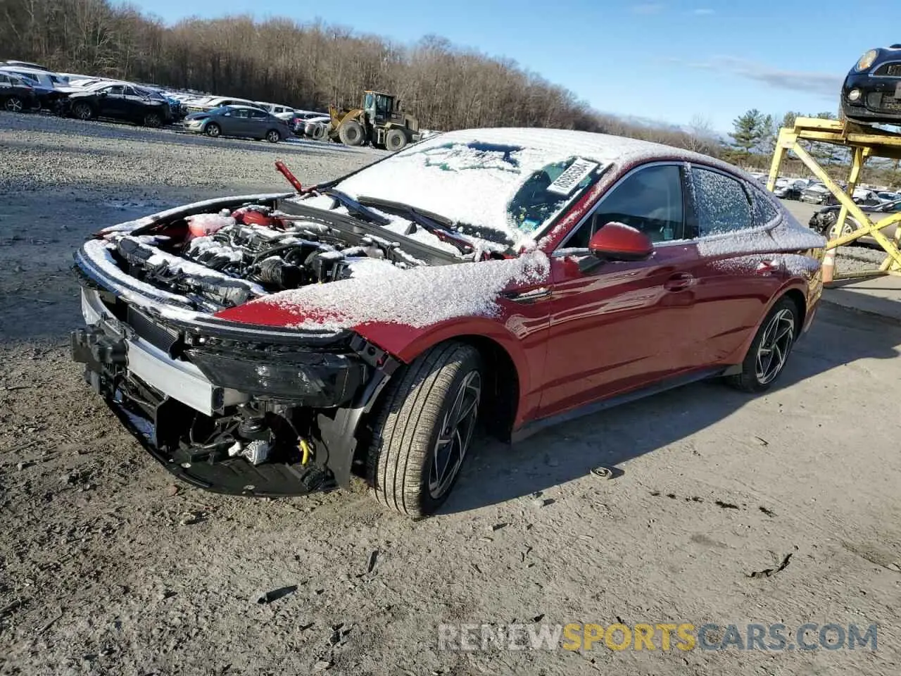 1 Photograph of a damaged car KMHL14JA6RA406814 HYUNDAI SONATA 2024