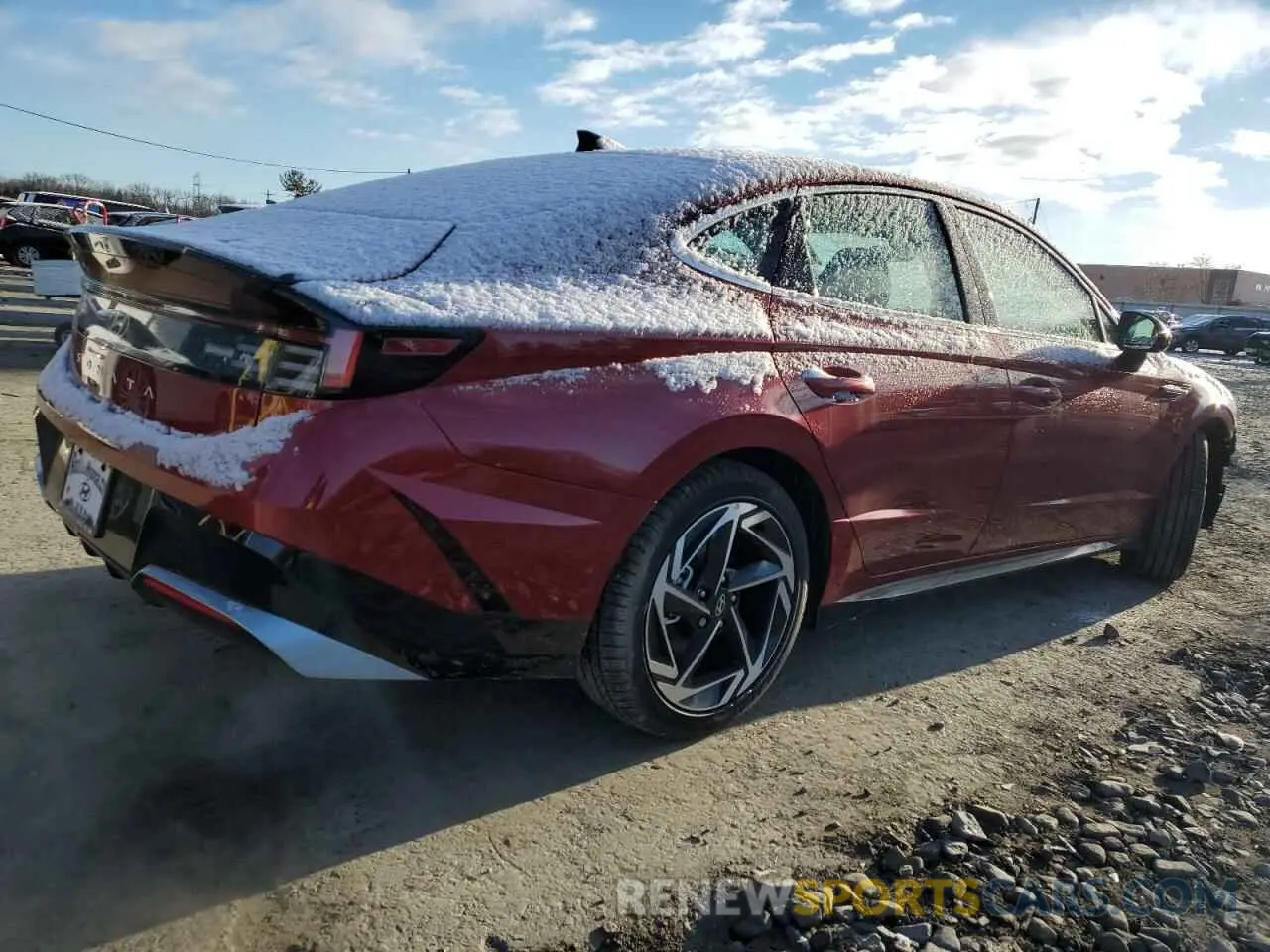 3 Photograph of a damaged car KMHL14JA6RA406814 HYUNDAI SONATA 2024