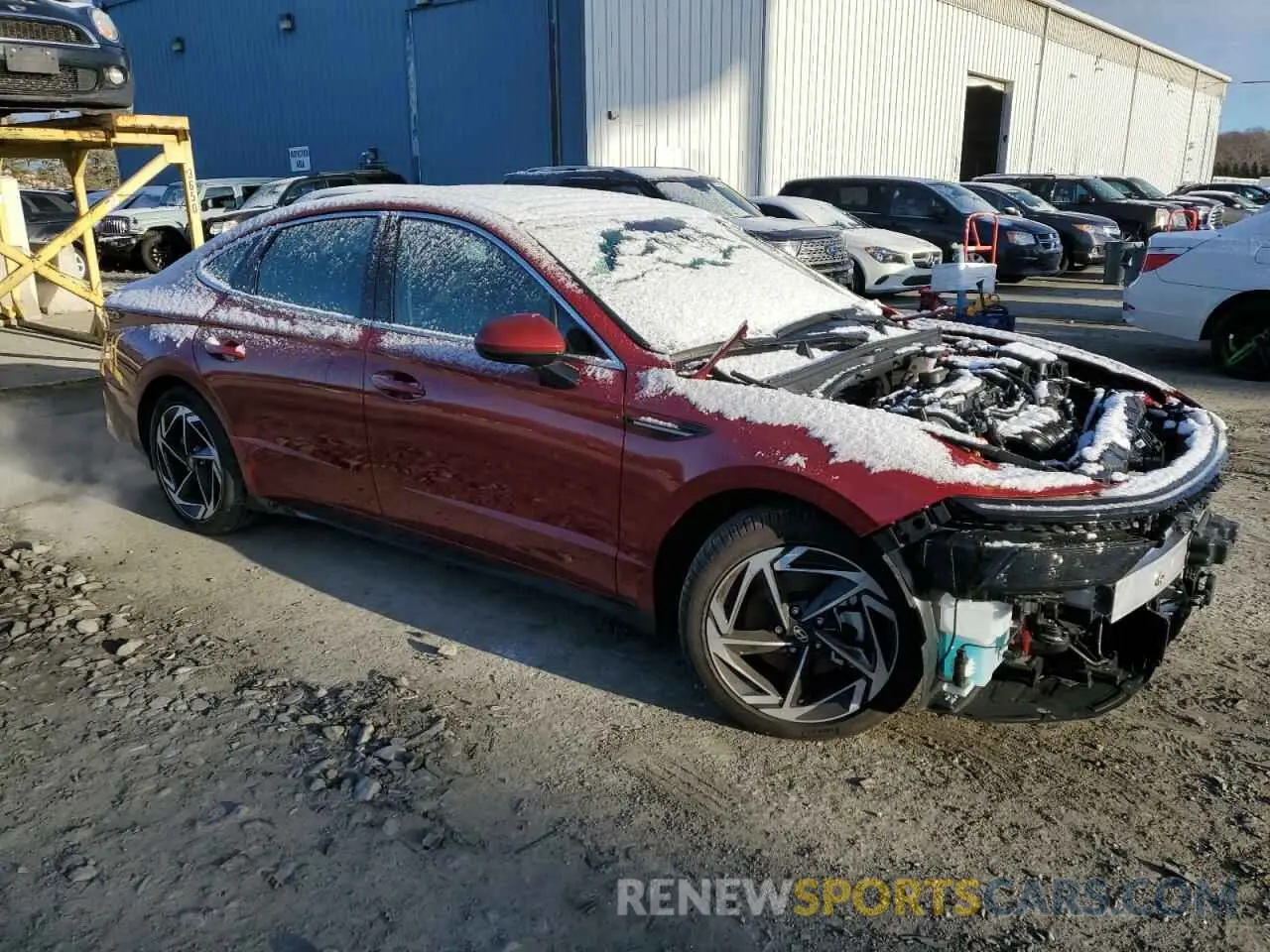 4 Photograph of a damaged car KMHL14JA6RA406814 HYUNDAI SONATA 2024