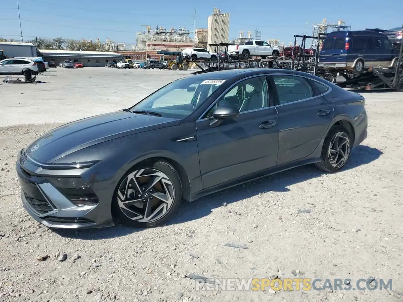 1 Photograph of a damaged car KMHL14JA6RA422821 HYUNDAI SONATA 2024