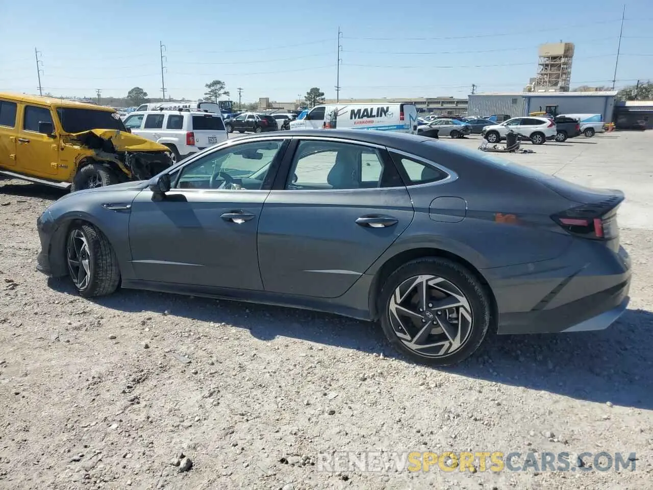 2 Photograph of a damaged car KMHL14JA6RA422821 HYUNDAI SONATA 2024