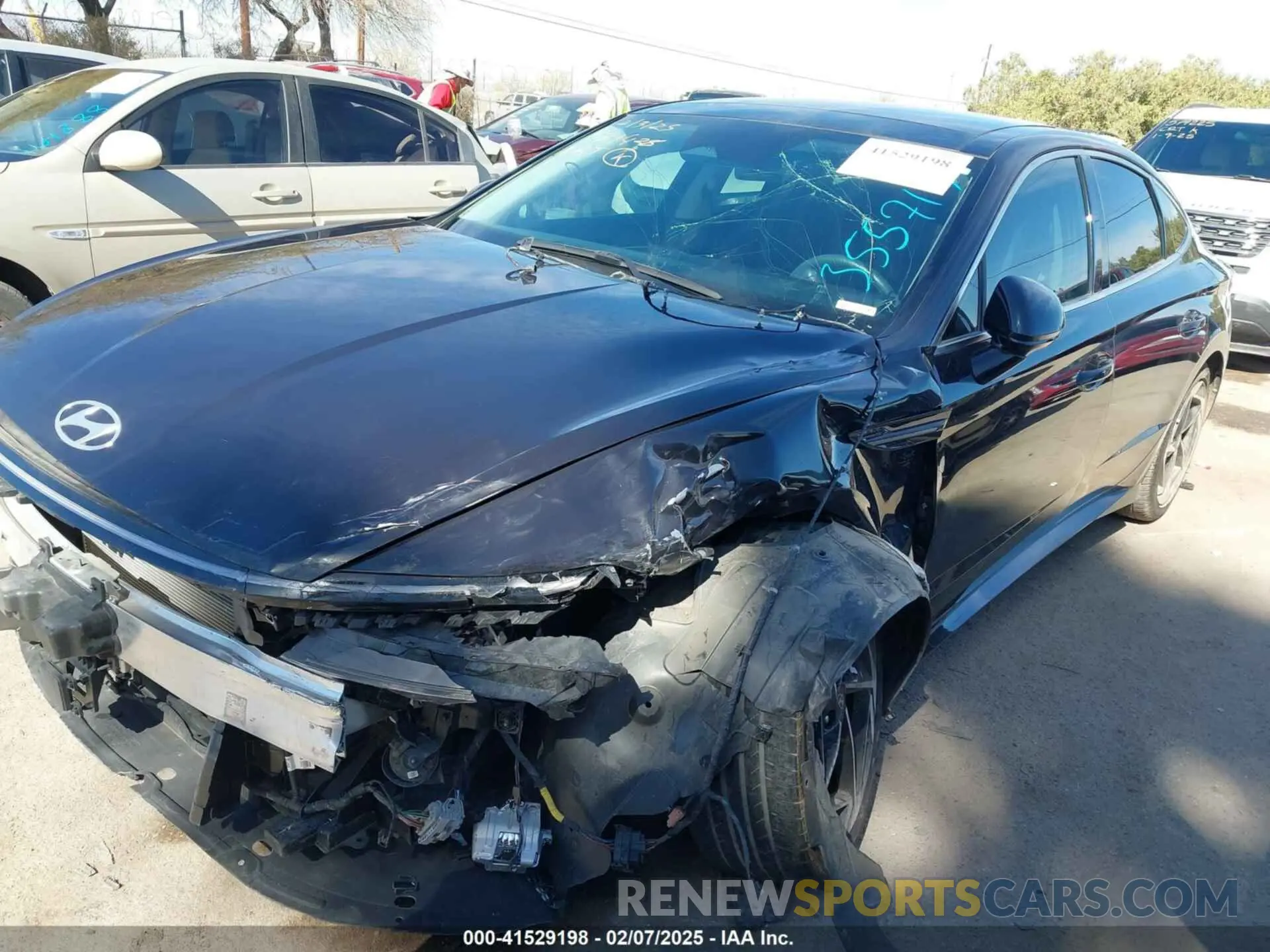 2 Photograph of a damaged car KMHL14JA8RA355719 HYUNDAI SONATA 2024