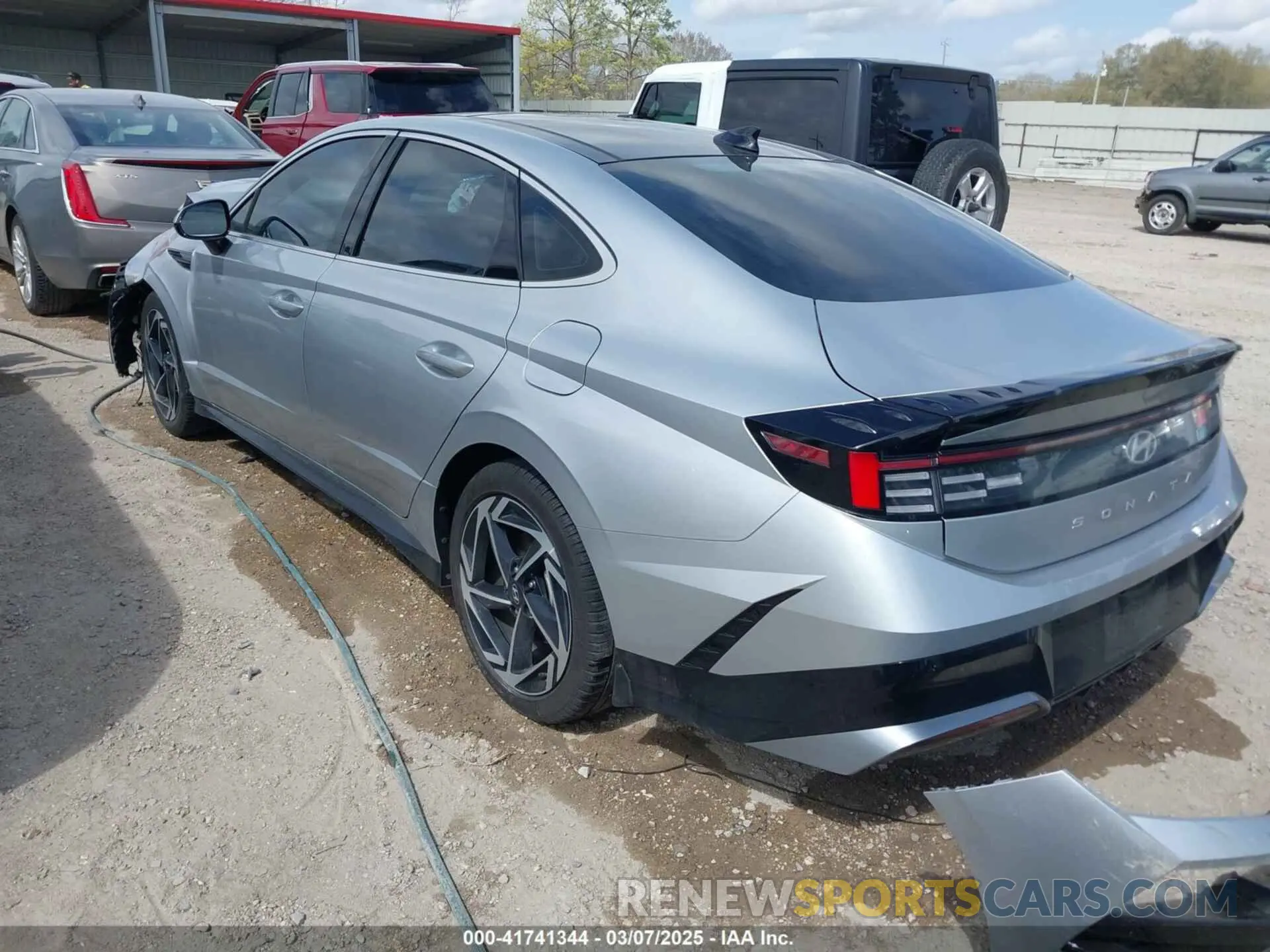 3 Photograph of a damaged car KMHL14JA8RA363268 HYUNDAI SONATA 2024