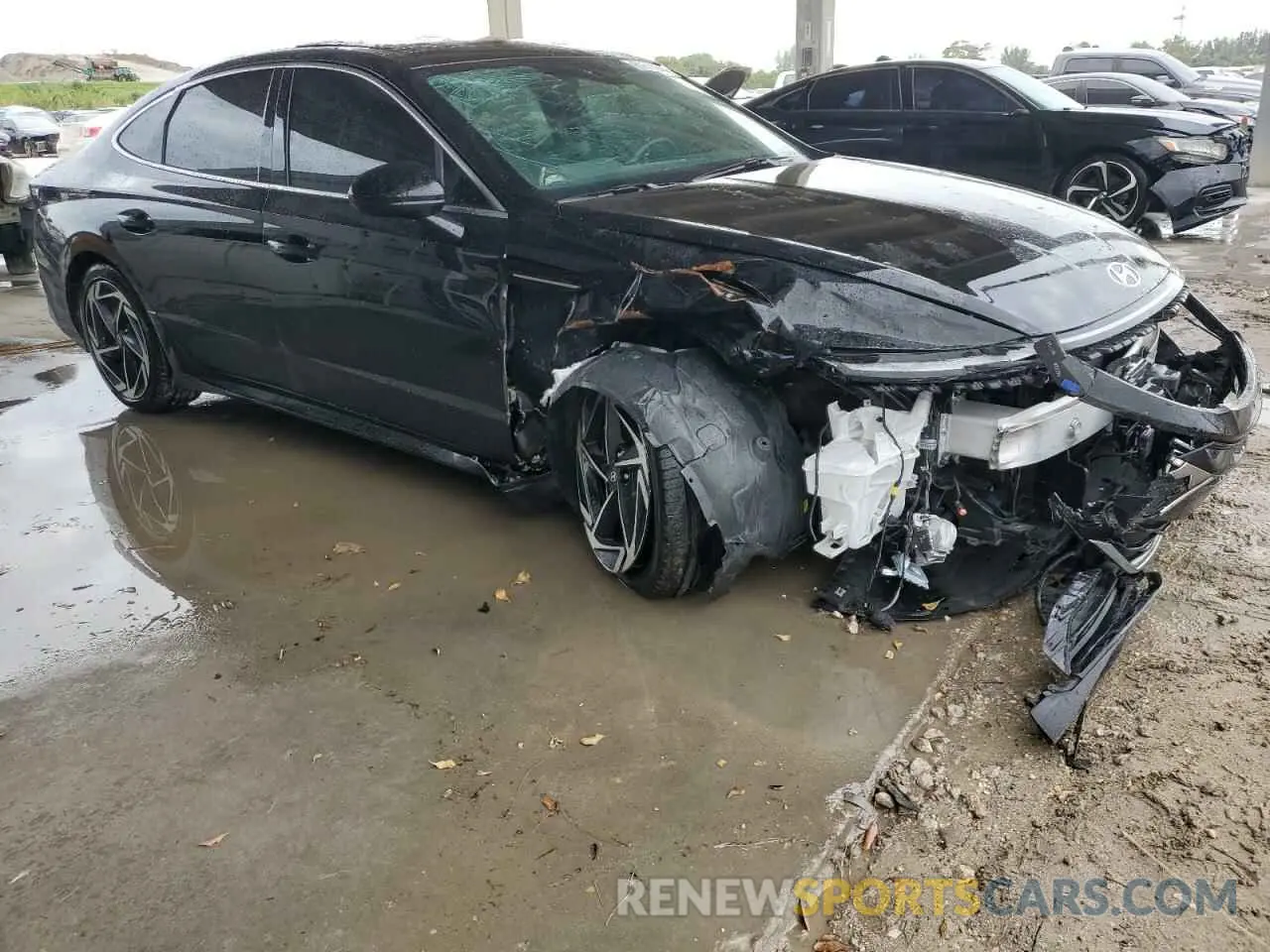 4 Photograph of a damaged car KMHL14JA9RA359987 HYUNDAI SONATA 2024