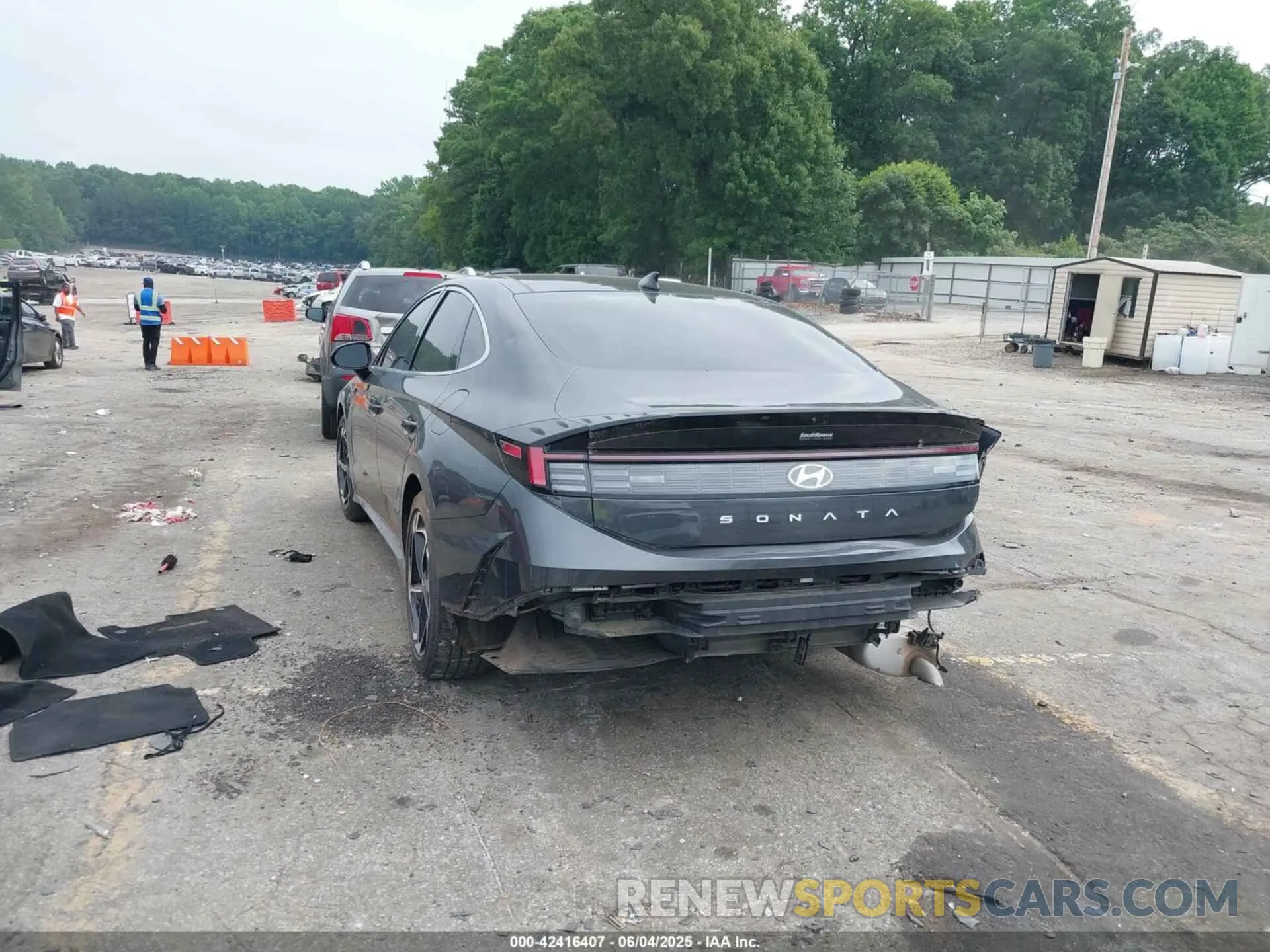 3 Photograph of a damaged car KMHL14JA9RA363490 HYUNDAI SONATA 2024