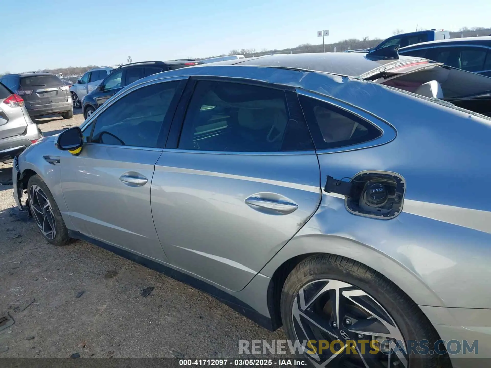 13 Photograph of a damaged car KMHL14JA9RA379026 HYUNDAI SONATA 2024