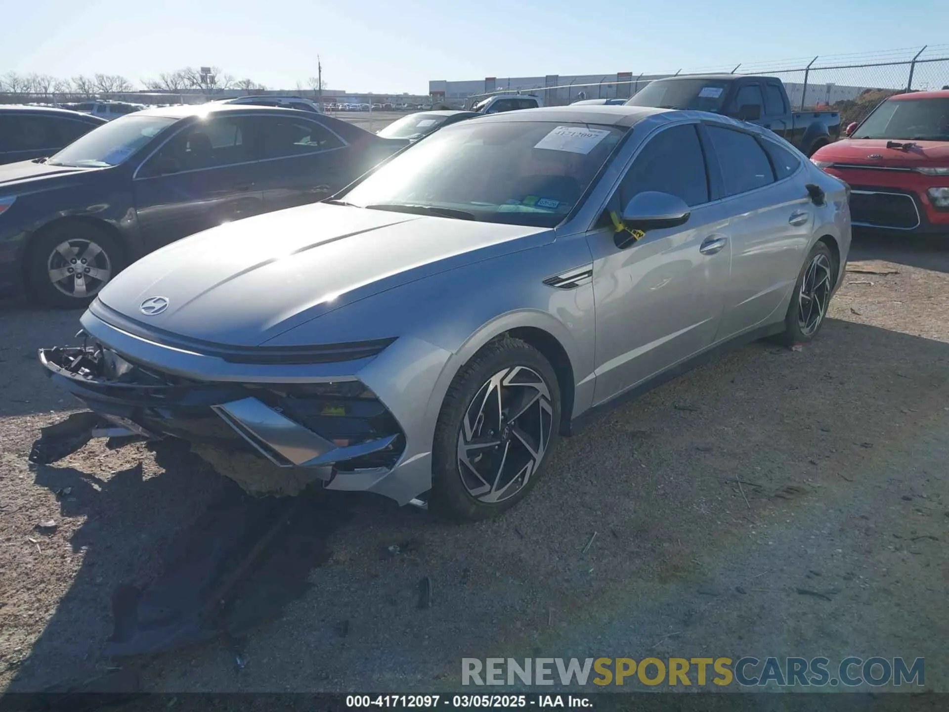 2 Photograph of a damaged car KMHL14JA9RA379026 HYUNDAI SONATA 2024