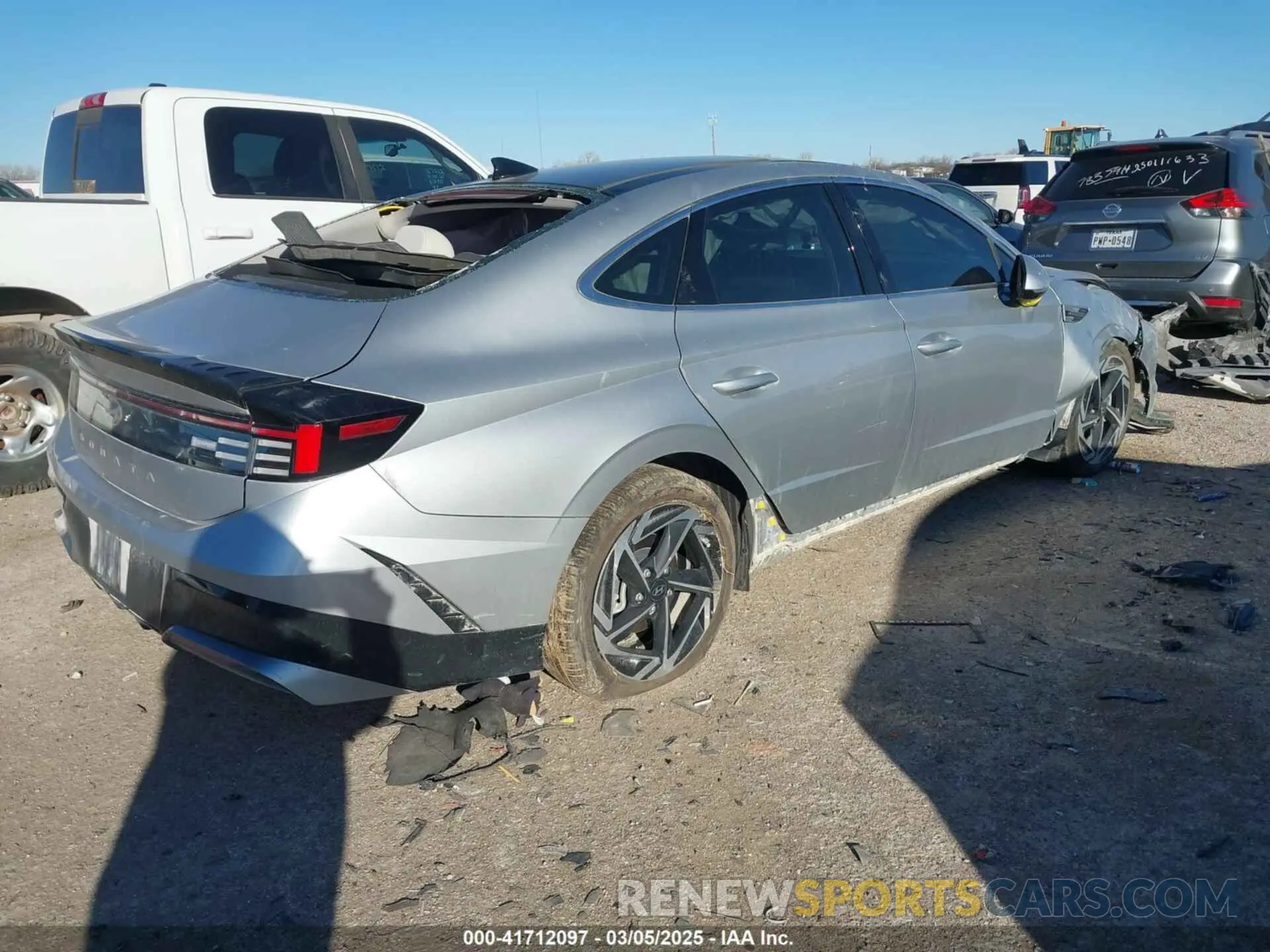 4 Photograph of a damaged car KMHL14JA9RA379026 HYUNDAI SONATA 2024