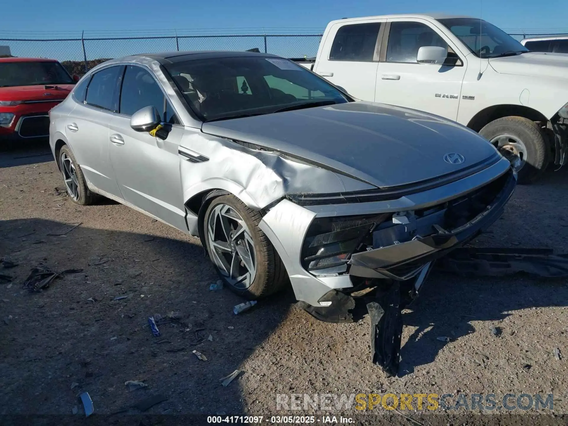 6 Photograph of a damaged car KMHL14JA9RA379026 HYUNDAI SONATA 2024