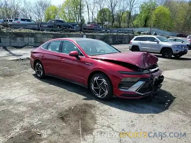 13 Photograph of a damaged car KMHL14JA9RA406774 HYUNDAI SONATA 2024