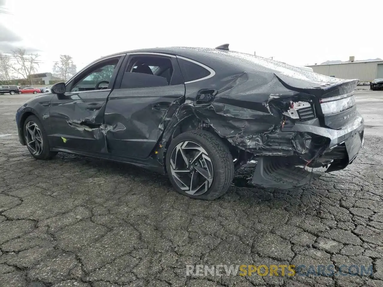 2 Photograph of a damaged car KMHL14JA9RA418990 HYUNDAI SONATA 2024