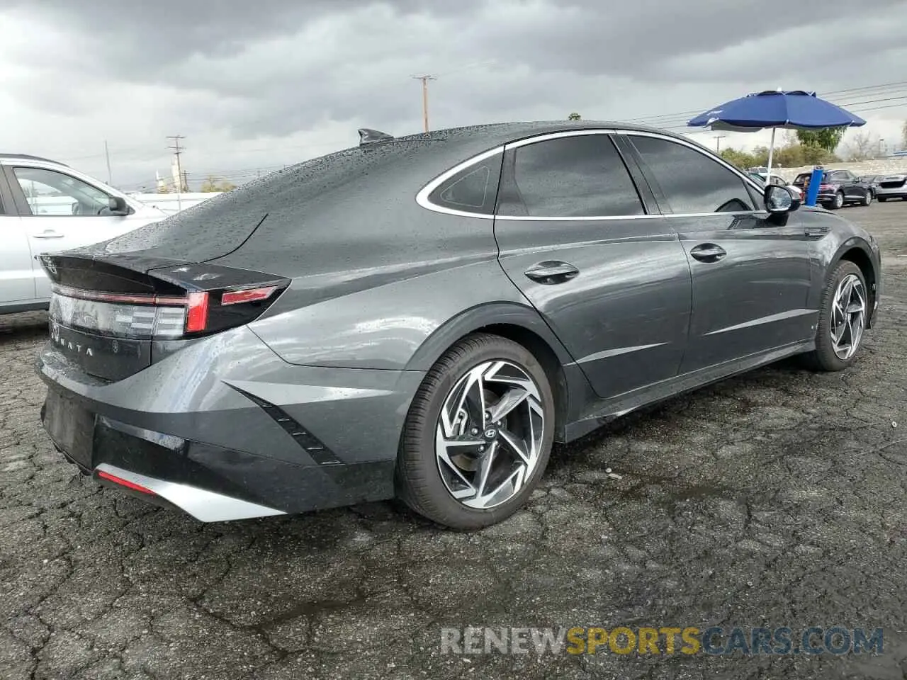 3 Photograph of a damaged car KMHL14JA9RA418990 HYUNDAI SONATA 2024