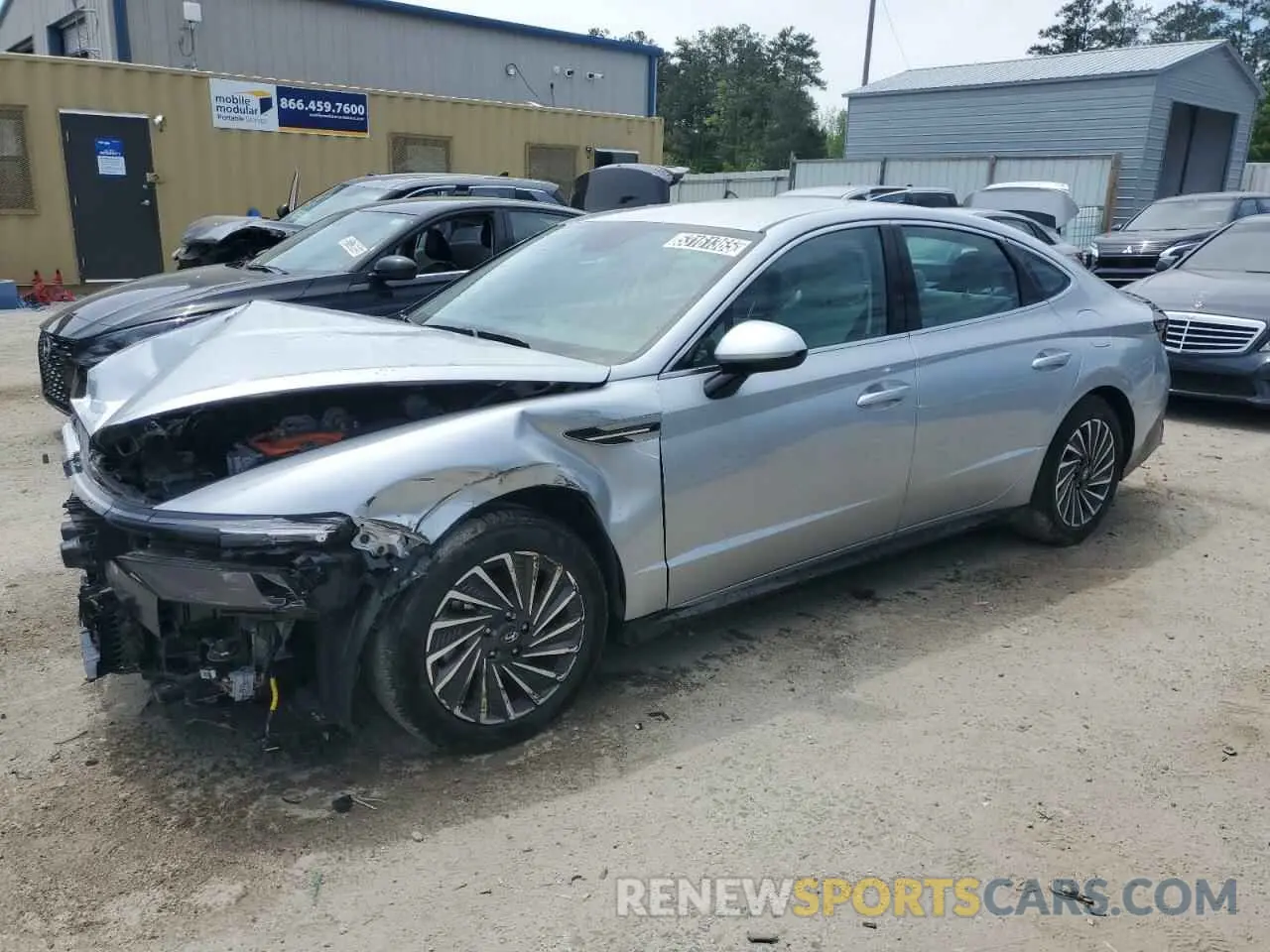 1 Photograph of a damaged car KMHL34JJ0RA096394 HYUNDAI SONATA 2024