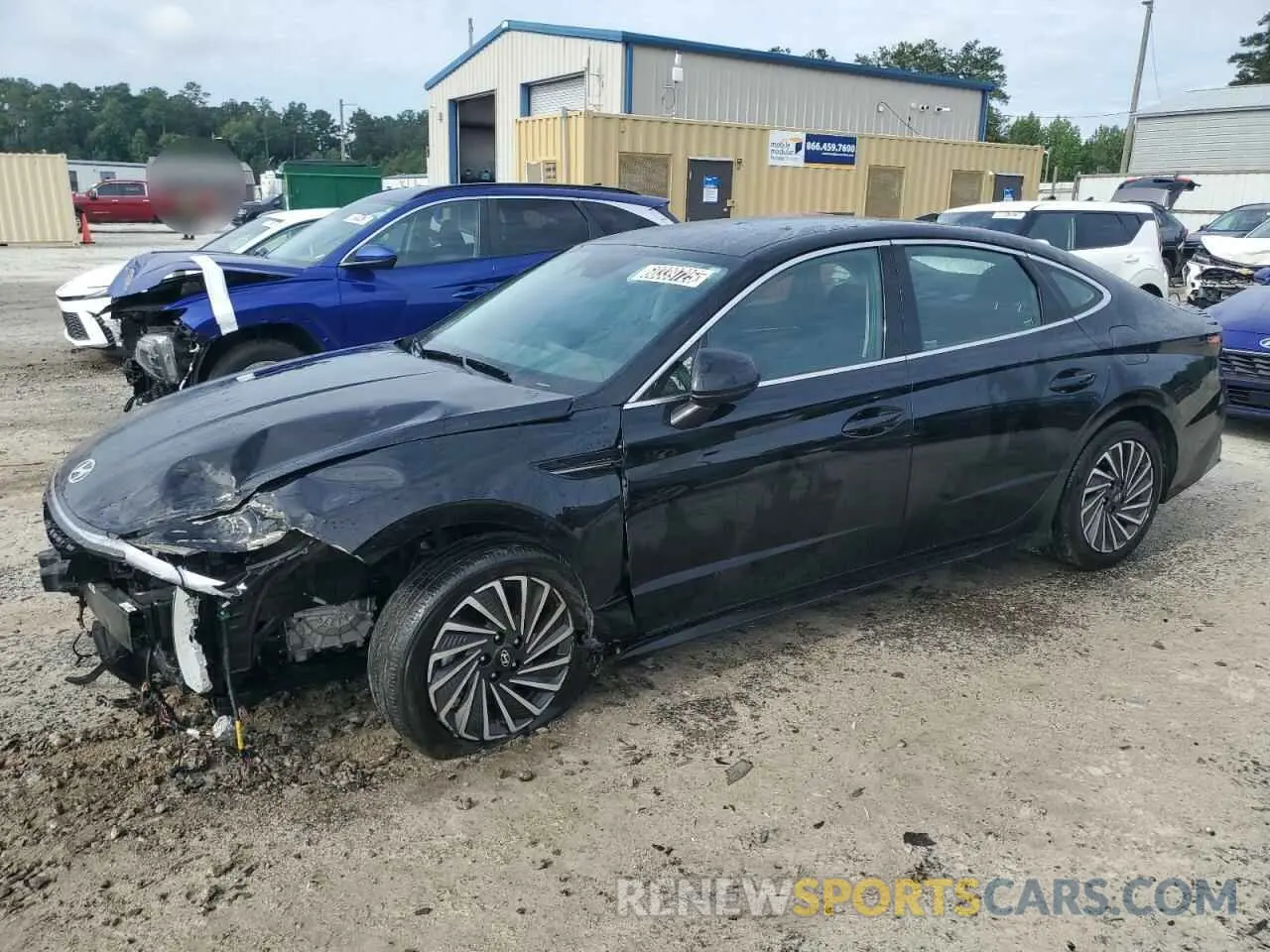 1 Photograph of a damaged car KMHL34JJ1RA093553 HYUNDAI SONATA 2024