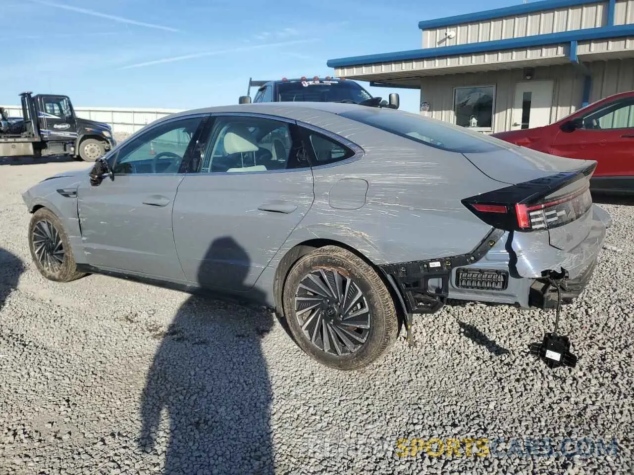 2 Photograph of a damaged car KMHL34JJ6RA095914 HYUNDAI SONATA 2024