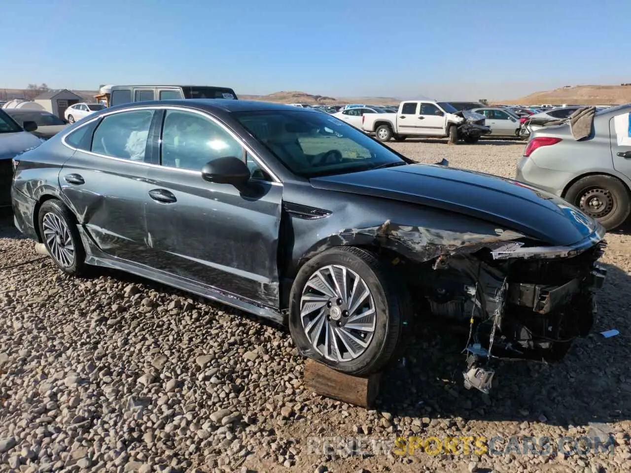 4 Photograph of a damaged car KMHL34JJ7RA090821 HYUNDAI SONATA 2024