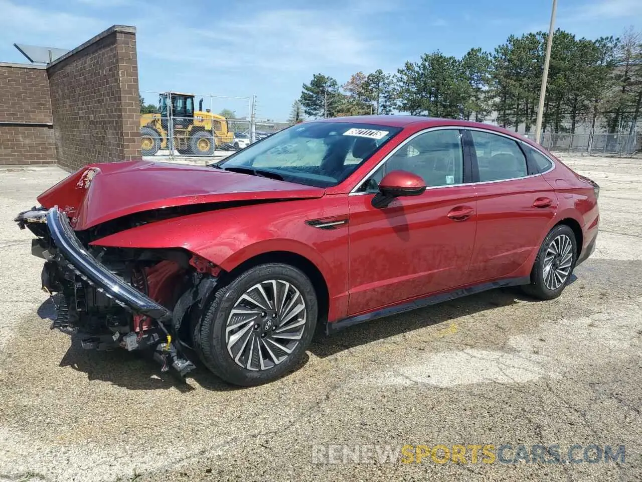 1 Photograph of a damaged car KMHL34JJ7RA097977 HYUNDAI SONATA 2024
