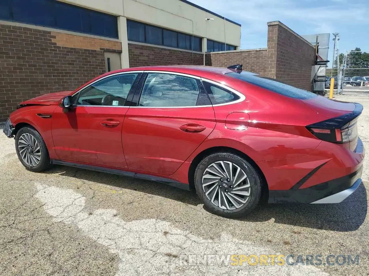 2 Photograph of a damaged car KMHL34JJ7RA097977 HYUNDAI SONATA 2024