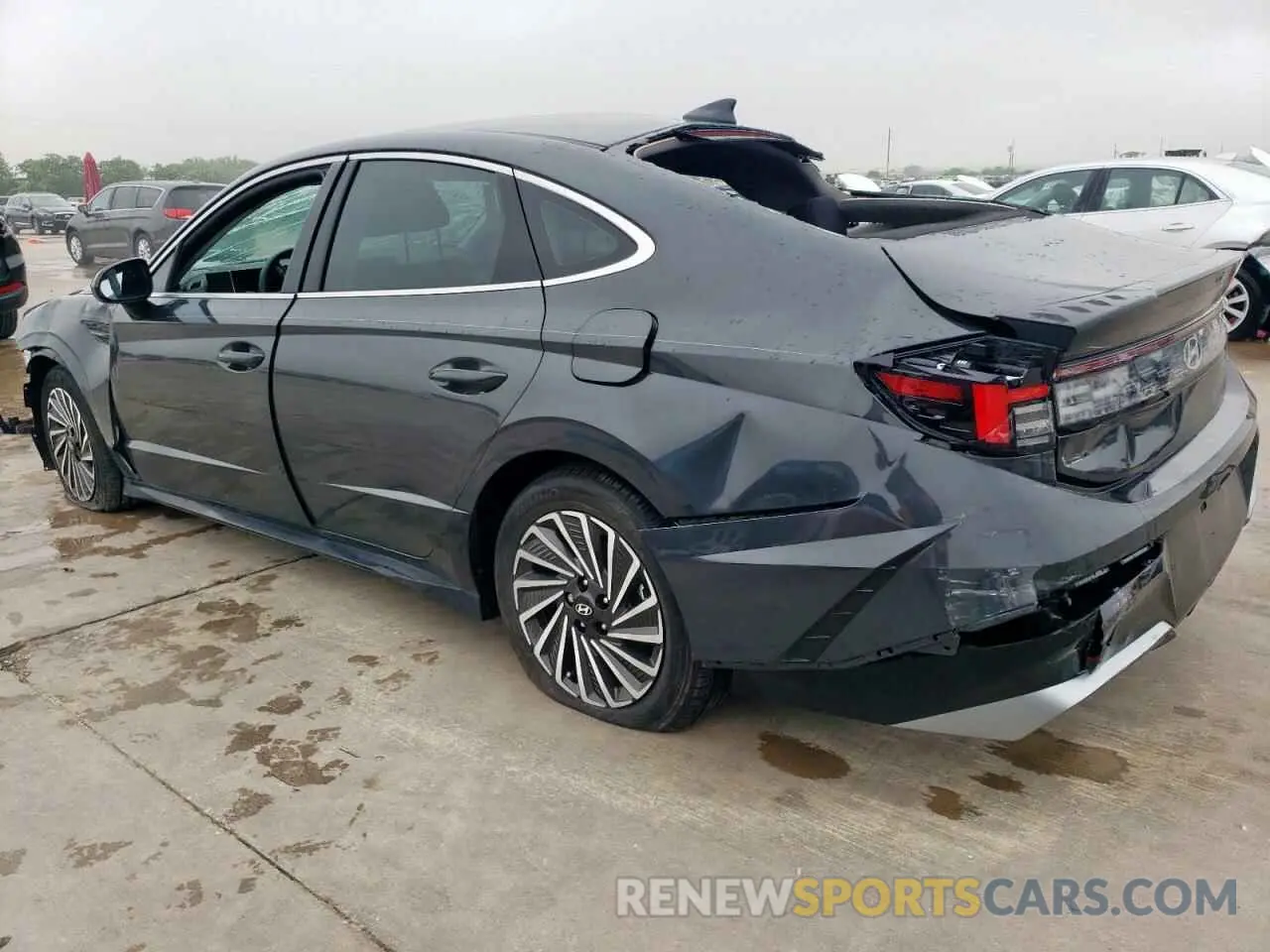 2 Photograph of a damaged car KMHL34JJ8RA091329 HYUNDAI SONATA 2024