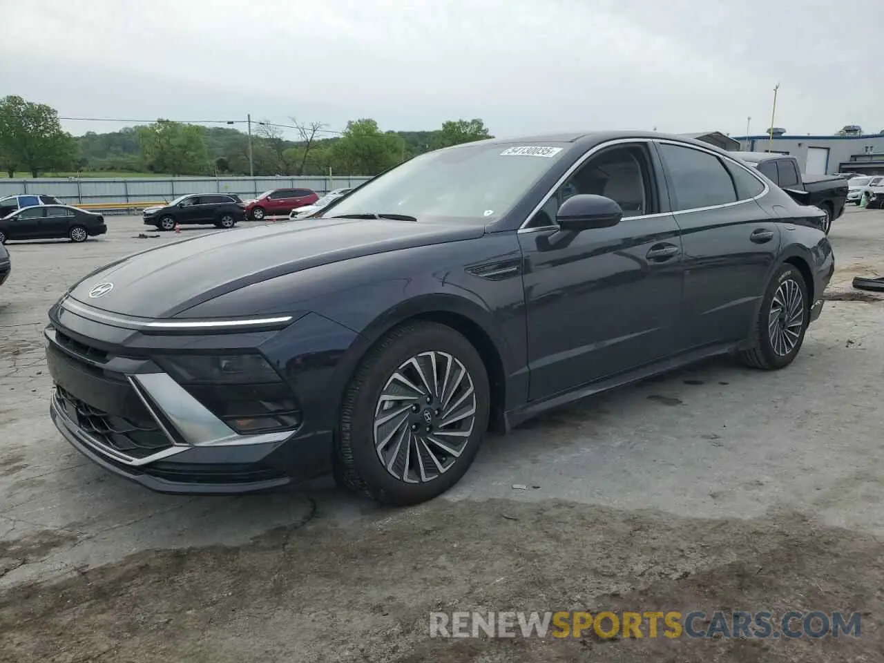 1 Photograph of a damaged car KMHL34JJ9RA100183 HYUNDAI SONATA 2024
