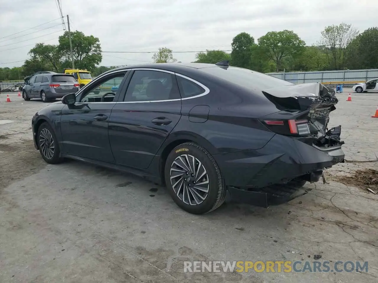 2 Photograph of a damaged car KMHL34JJ9RA100183 HYUNDAI SONATA 2024