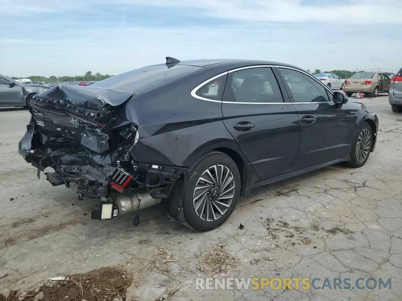 3 Photograph of a damaged car KMHL34JJ9RA100183 HYUNDAI SONATA 2024