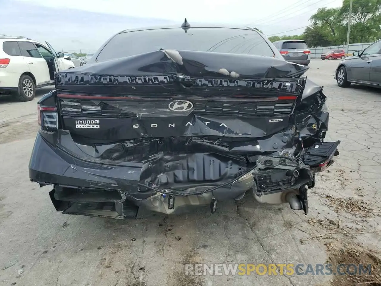 6 Photograph of a damaged car KMHL34JJ9RA100183 HYUNDAI SONATA 2024