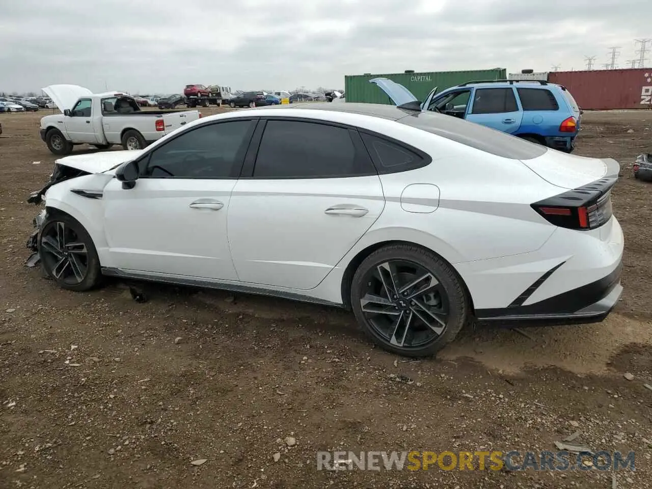 2 Photograph of a damaged car KMHL54JC0RA353260 HYUNDAI SONATA 2024