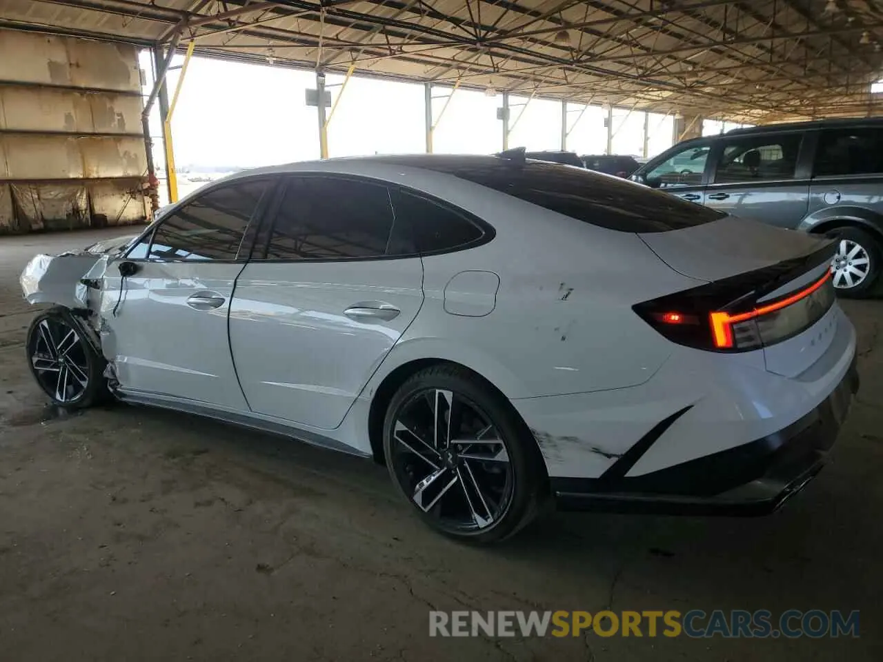 2 Photograph of a damaged car KMHL54JC0RA379356 HYUNDAI SONATA 2024