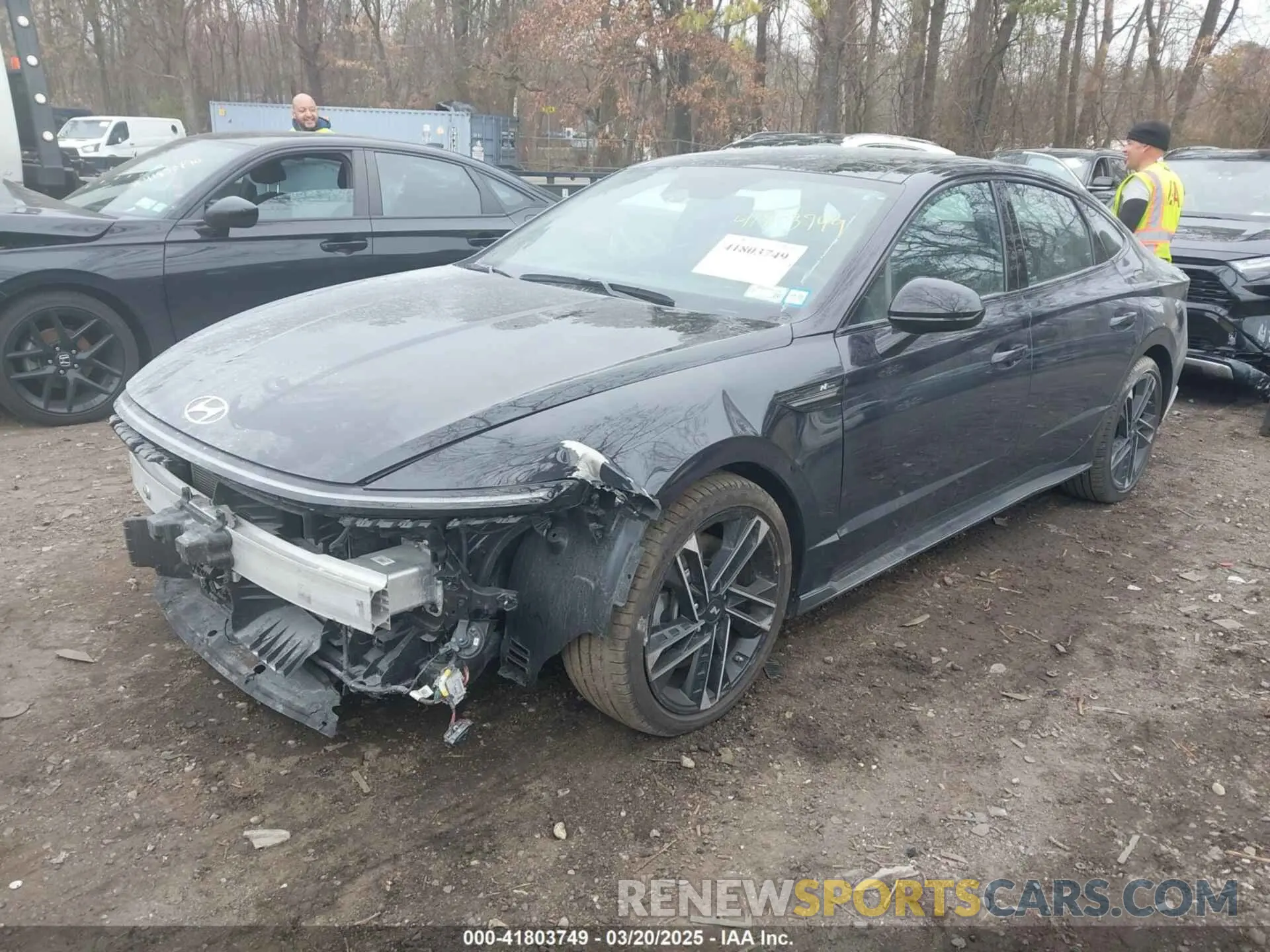 2 Photograph of a damaged car KMHL54JC1RA401493 HYUNDAI SONATA 2024