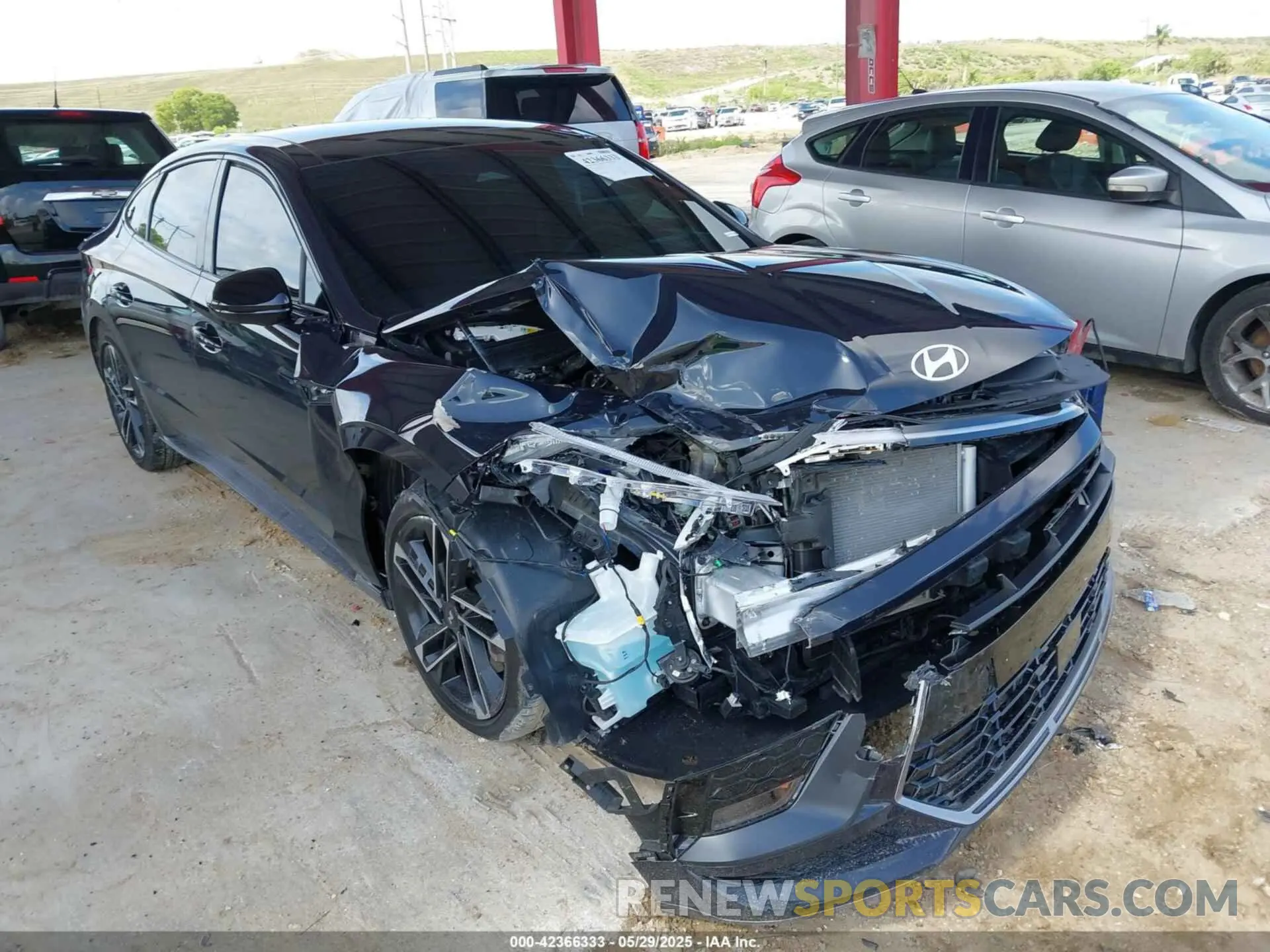 1 Photograph of a damaged car KMHL54JC2RA412664 HYUNDAI SONATA 2024