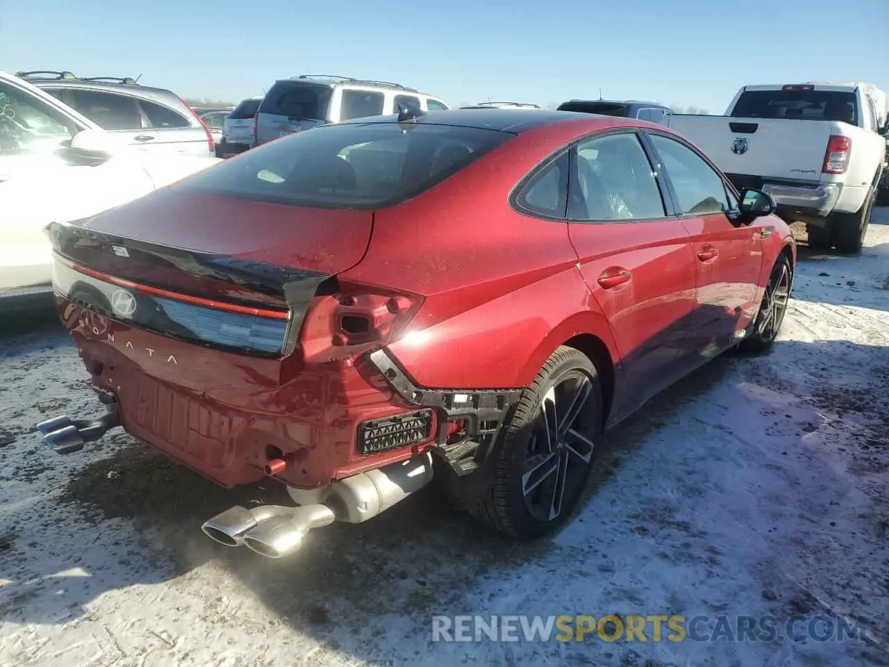 3 Photograph of a damaged car KMHL54JC3RA363927 HYUNDAI SONATA 2024